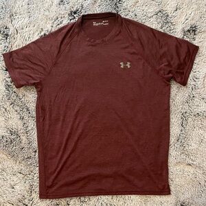 Under Armour Burgundy Short Sleeve Tee
